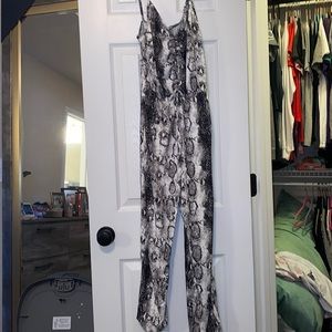 Snakeskin Jumpsuit